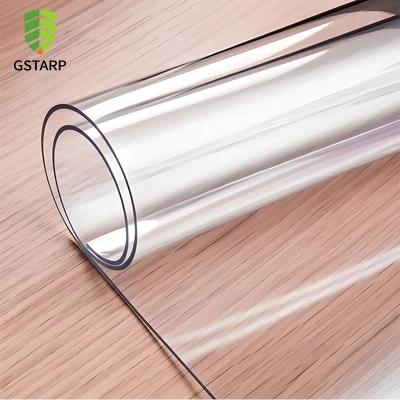 Lona gruesa de PVC transparente