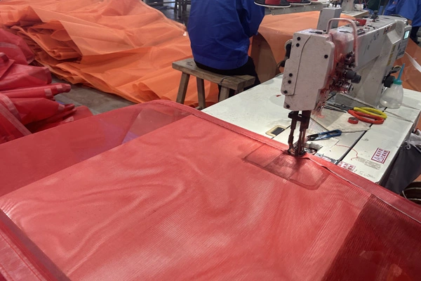 Aplicación de lona de malla de PVC