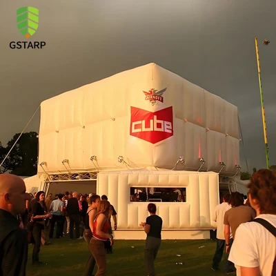 Cabina de exposición inflable