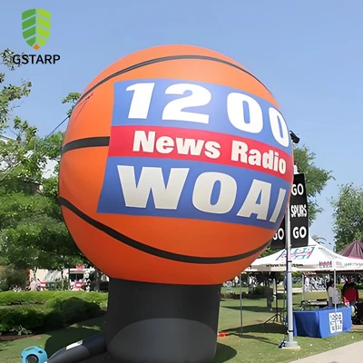 Publicidad inflable del PVC