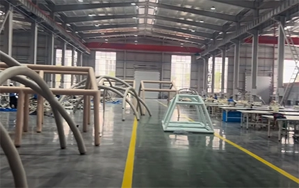 Taller de producción de valla de aceite de tienda inflable