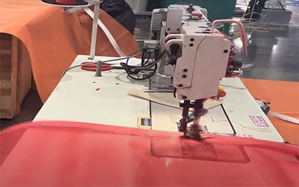 Taller de producción de lona